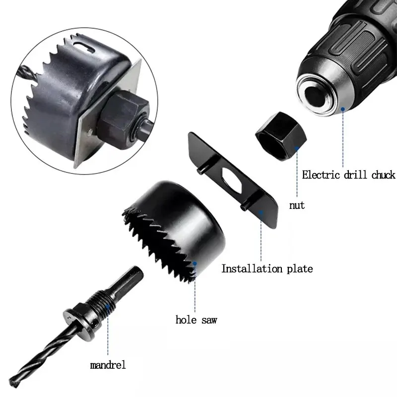 6PC 32-54mm Hole Saw Set for G - Home Improvement Center review and price