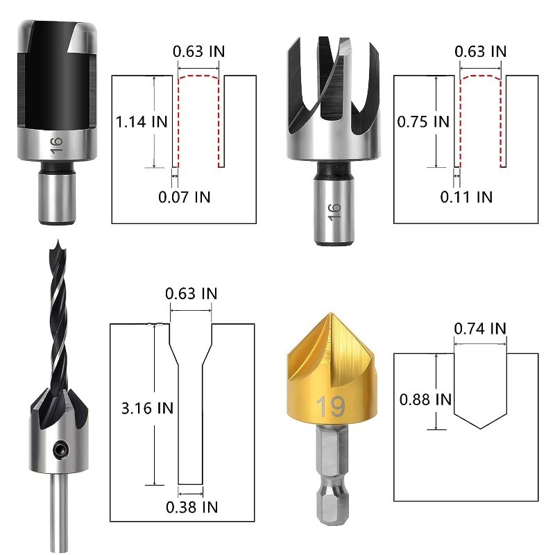Professional Woodworking Drill - Home Improvement Center review and price