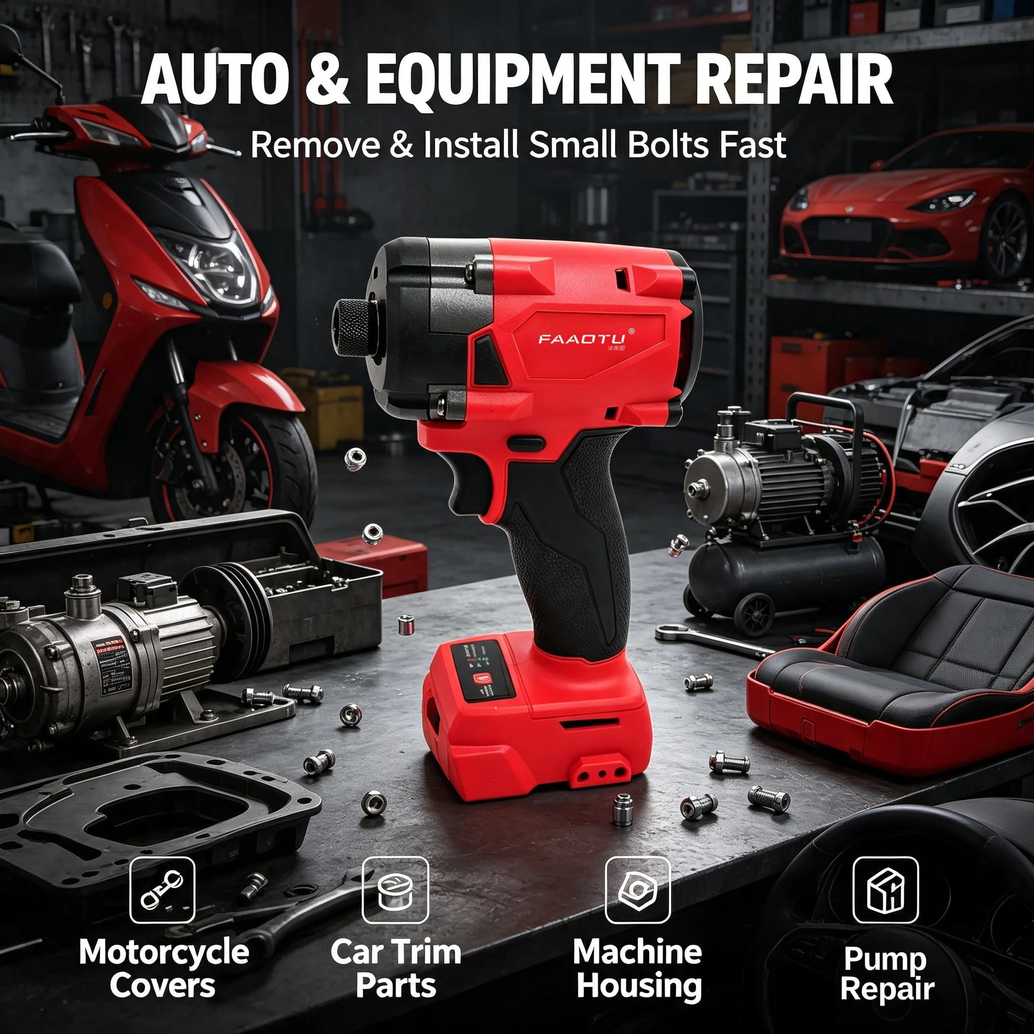 FAAOTU 18V Cordless Electric S - Home Improvement Us review and price